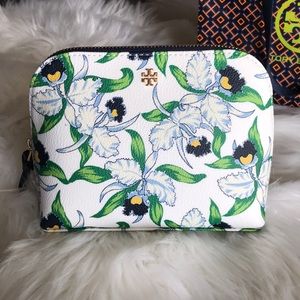 Tory Burch Kerrington Cosmetic Case in Lugana